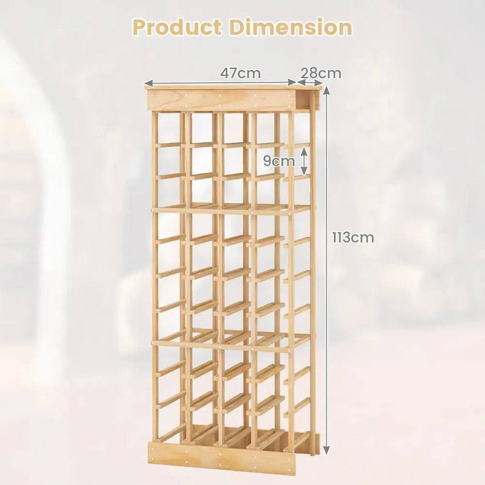 40 Bottles Storage Wine Rack