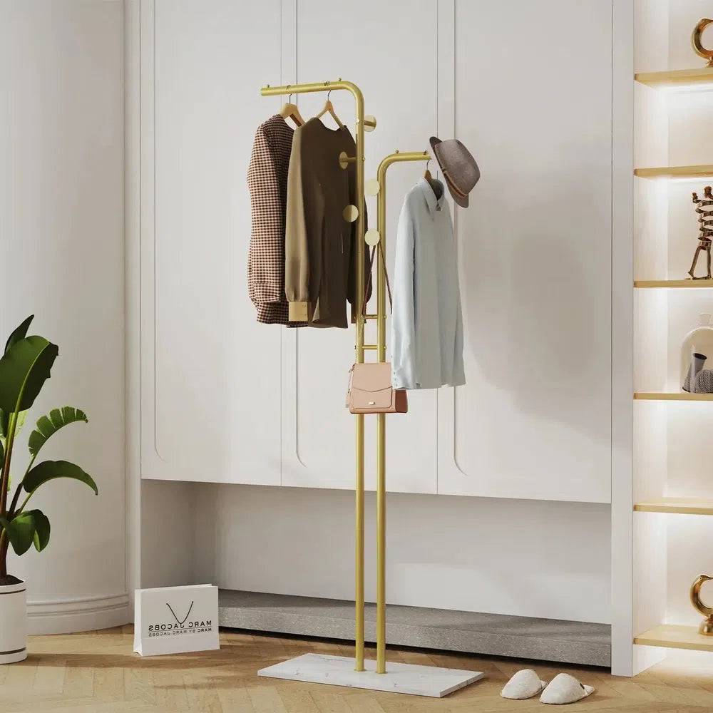 Floor Standing Coat Stand with Granite Base