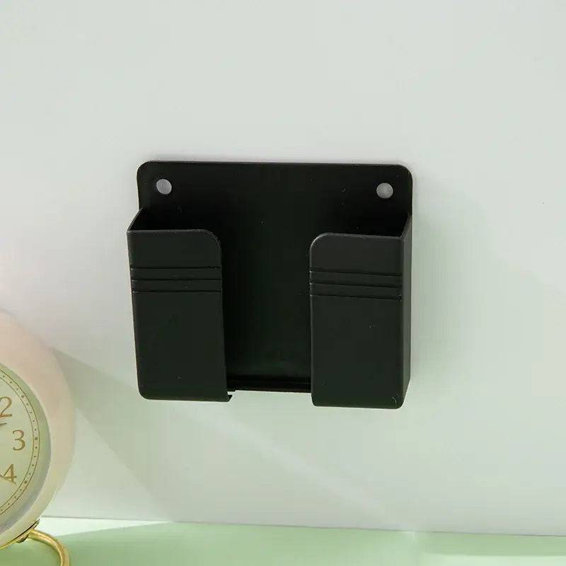 White Wall Mount Phone Plug Holder