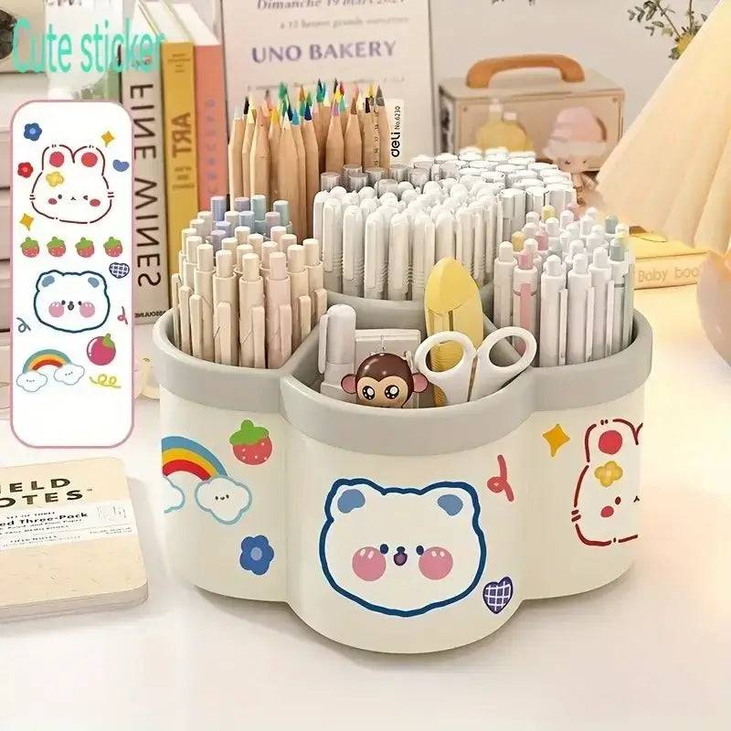 360° Rotatable Large Capacity Pen Holder Desk Organiser