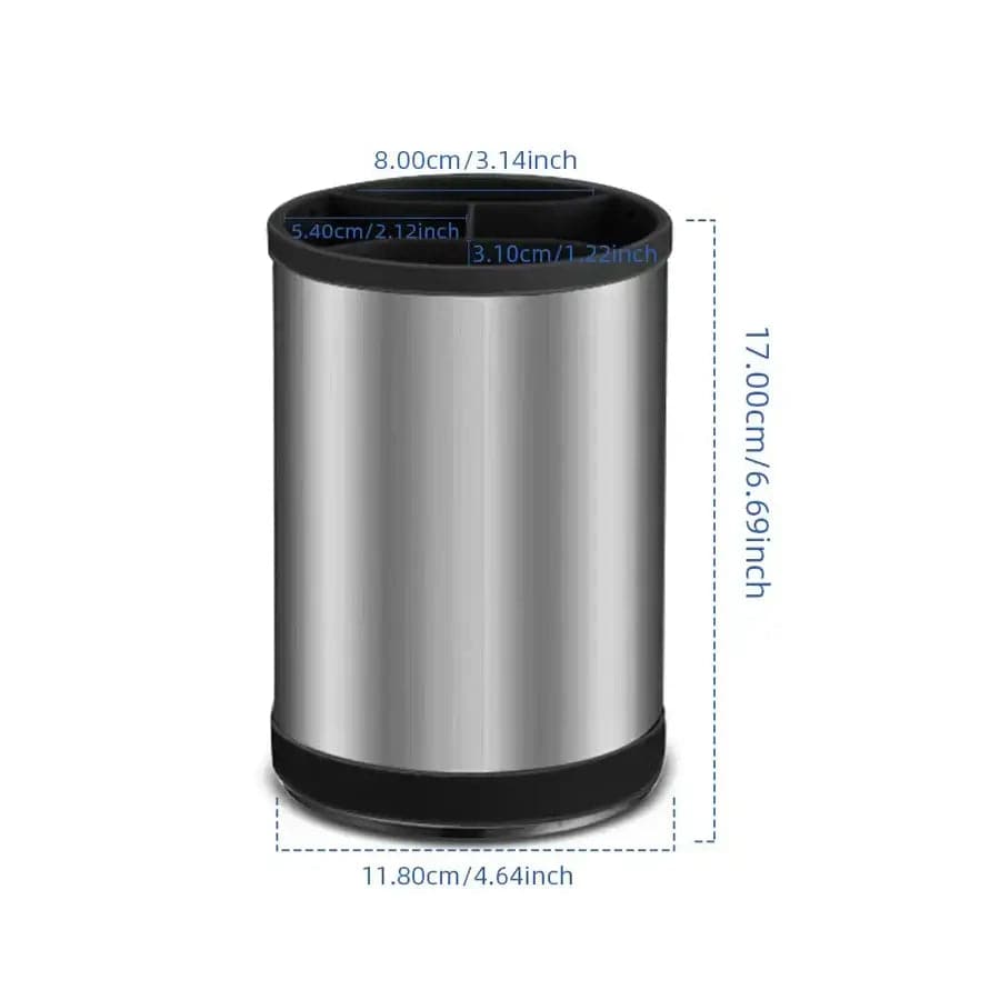 Rotatable Stainless Steel Kitchen Storage Barrel
