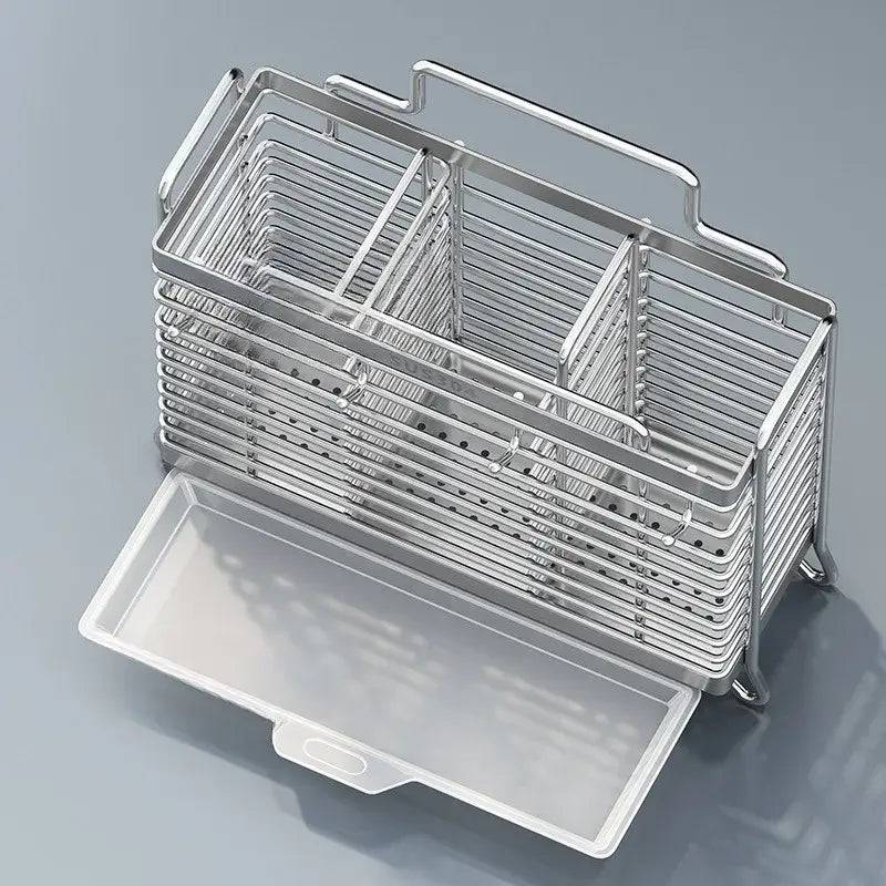 Kitchen Hanging Stainless Steel Cutlery Holder
