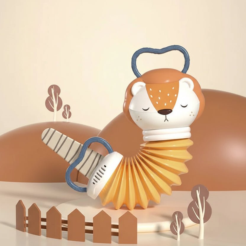 MELOTOY – Interactive Baby Accordion Rattle for Tactile & Audio Play
