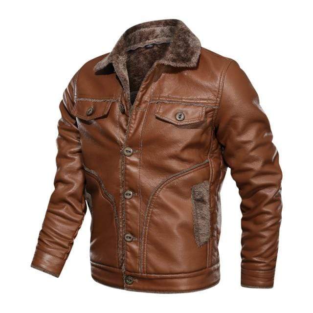 Retro Leather Motorcycle Jacket