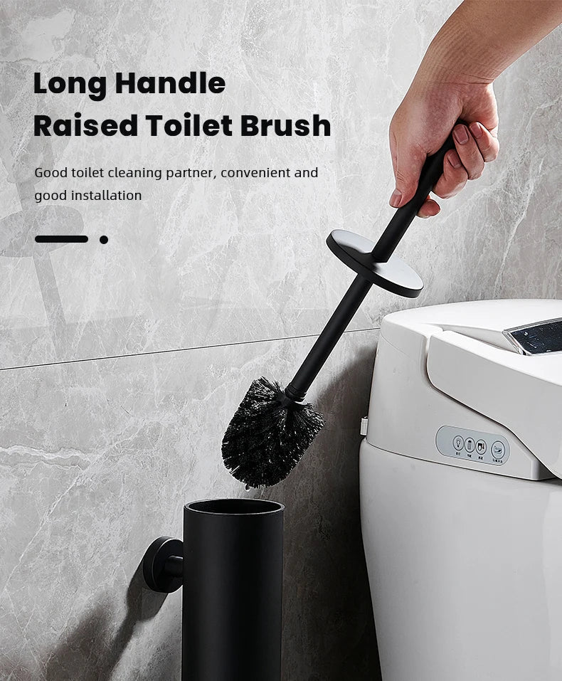 MODLOO STEEL – Elegant Stainless Steel Toilet Brush Set for Modern Bathrooms