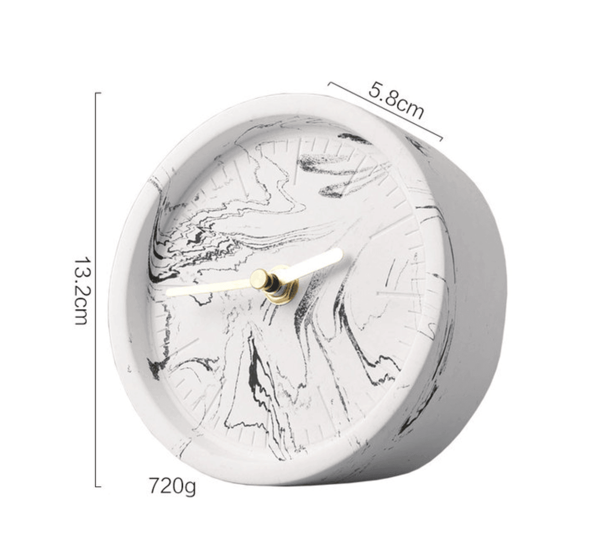 Cempli – Luxury Cement Desk Clock with Minimalist Look for a Stylish Interior