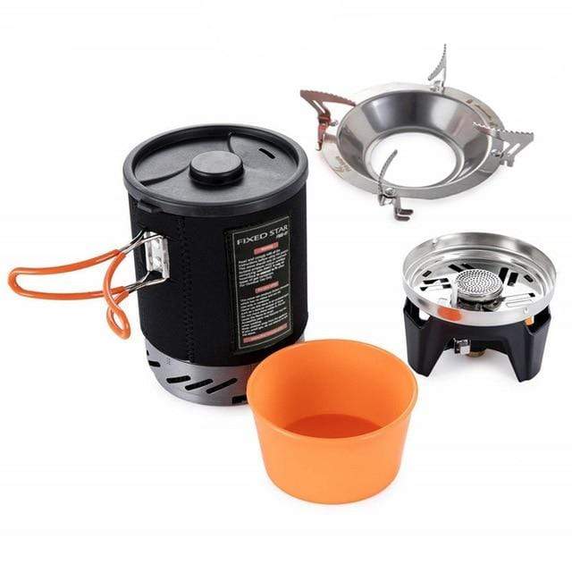 Portable Outdoor Camping Stoves With Stove Heat Exchanger Pot Bowl System - campstove