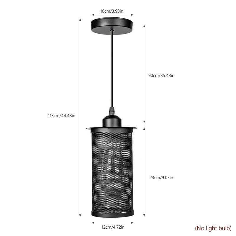 Nordic Loft Style Iron Cage Vintage Lamp