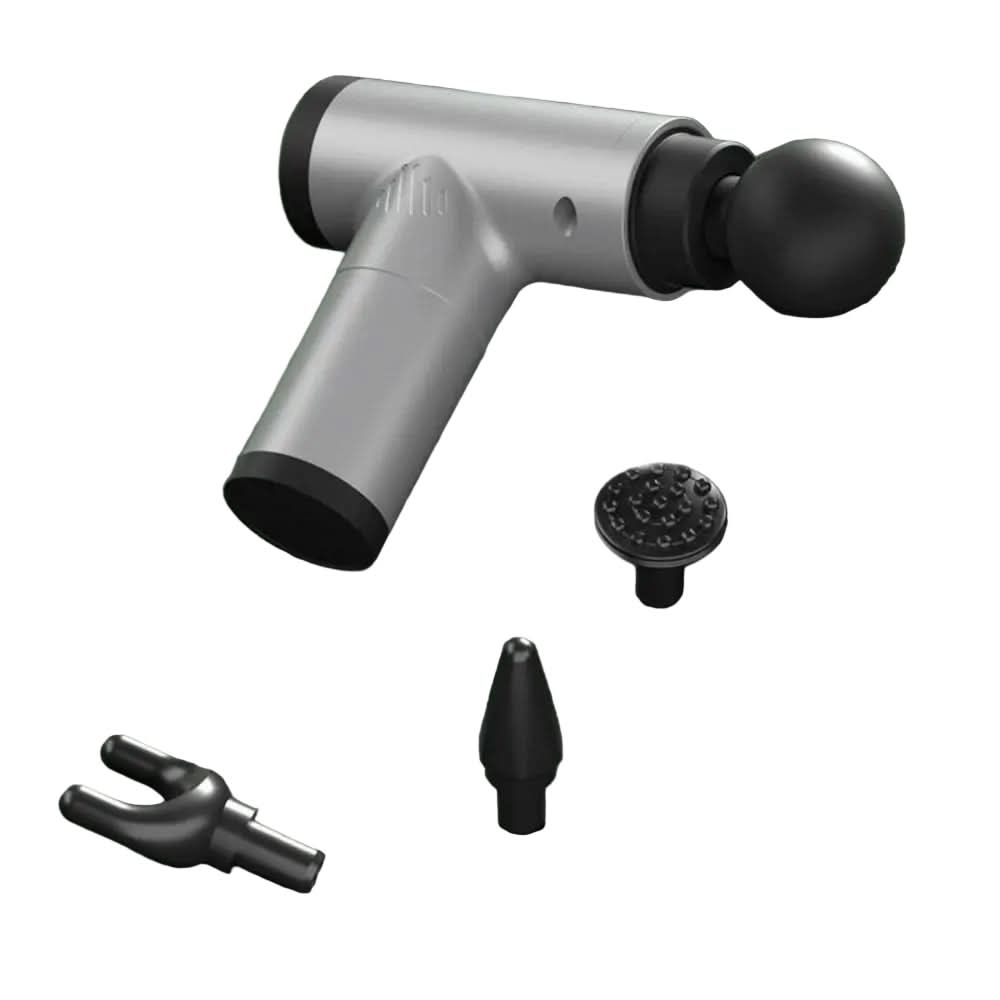 PulsePro Mini – Compact Fascia Gun with 6 Speed Levels & 4 Massage Heads