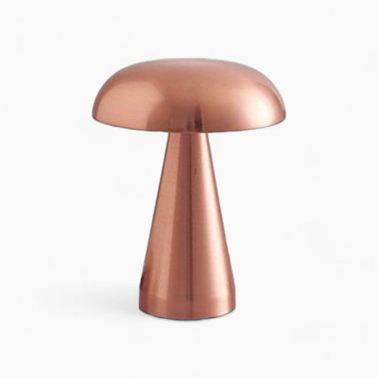 Rechargeable Mushroom Cordless Table Lamp with 3-Color Touch Sensor