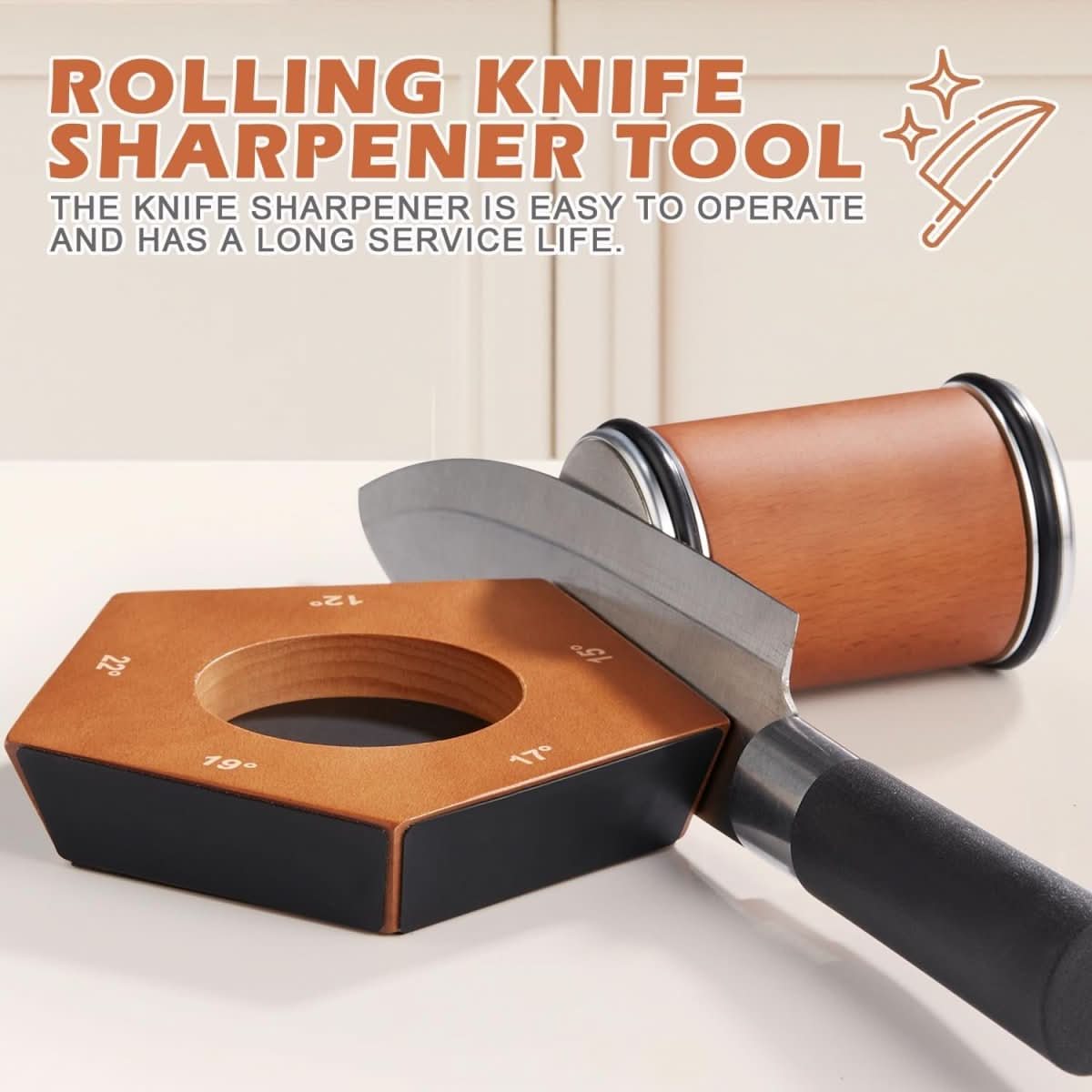 SharpRoll – Manual Diamond Roller Knife Sharpener