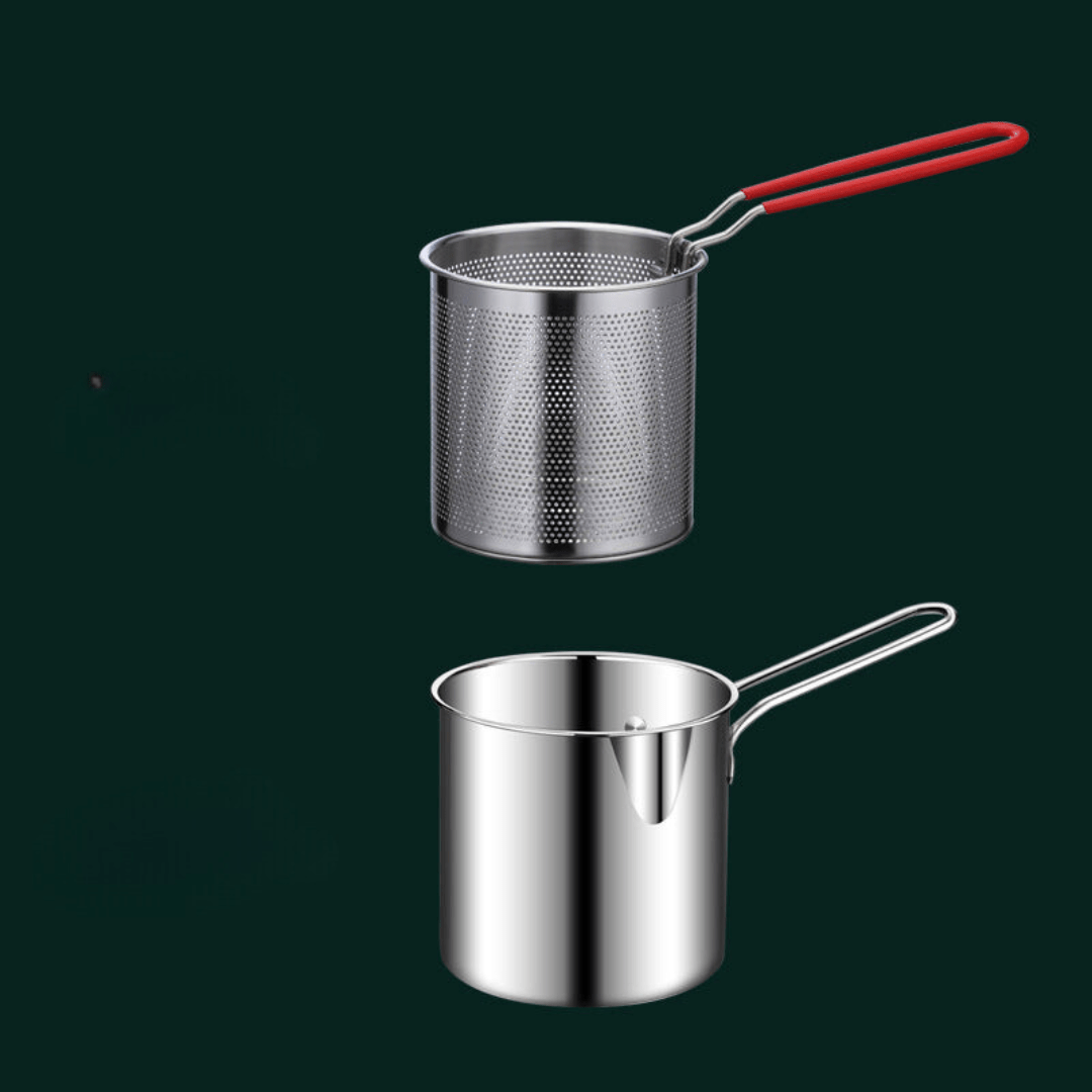 Snackpot – Stainless Steel Fryer for Crispy Snacks and Oil-Saving Cooking