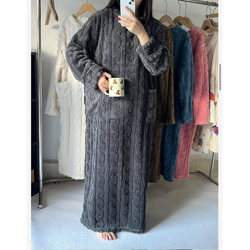 SOFTEMBER – Cozy Winter Nightdress Crafted from Cotton Flannel