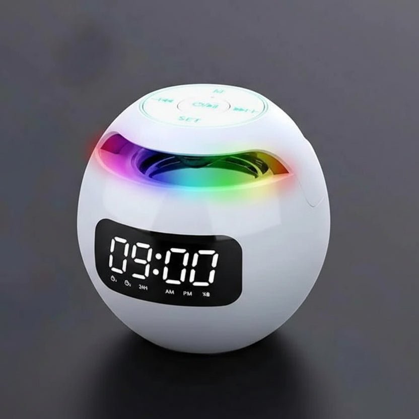 SONORIX – Digital Alarm Clock with Built-In Bluetooth Speaker & Ambient Light