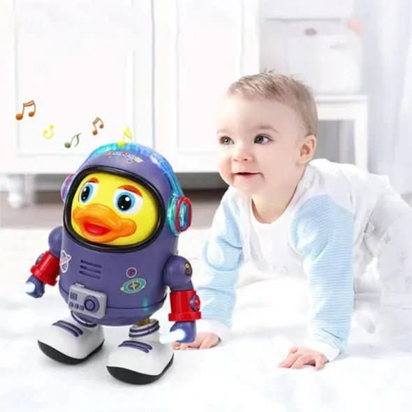 SPACEWADDLE – Dancing Duck Toy for Babies with Lights & Music