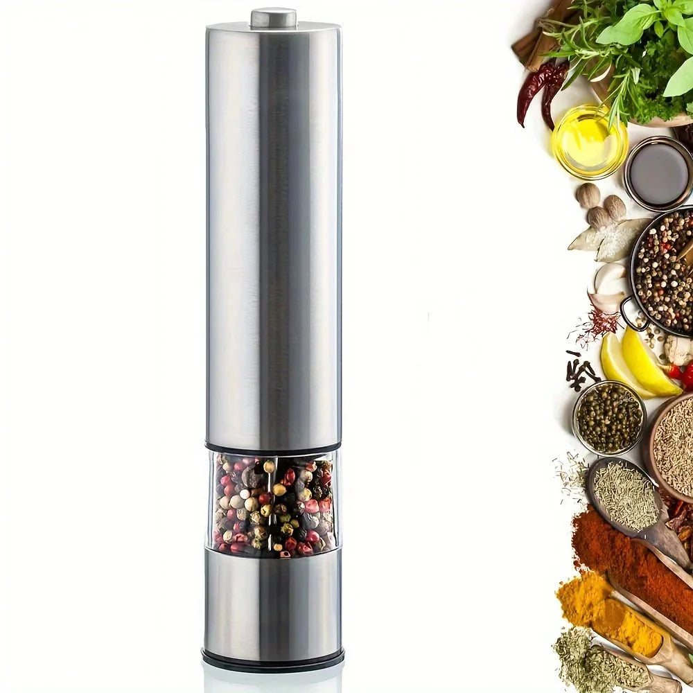 SPEEDSPICE – Electric Salt and Pepper Grinder Set with One-Handed Operation and Built-In Light
