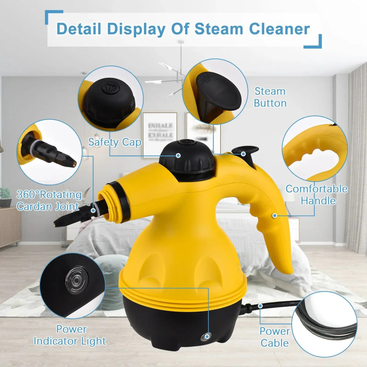 Steamforce – Multifunctional Steam Cleaner for Chemical-Free Deep Cleaning