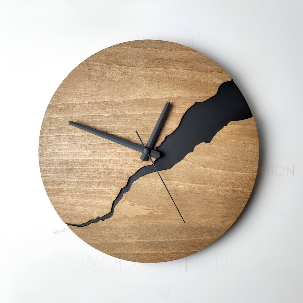 TIMBERLY – Elegant Wooden Wall Clock for Timeless Modern Home Styling