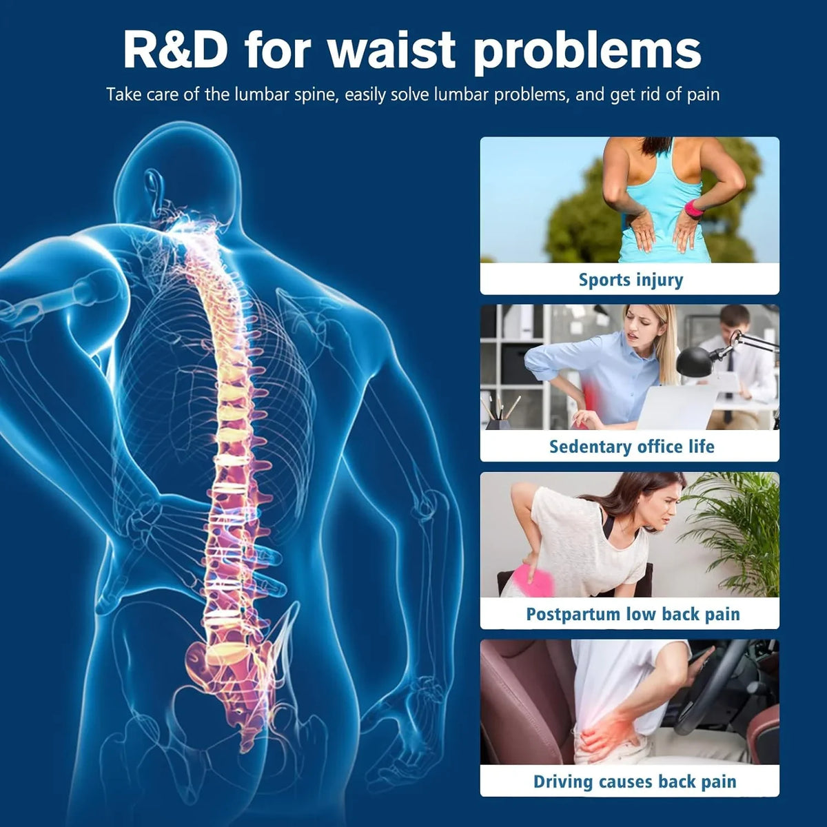 NeuroRelief - Red Light Therapy Lower Back Support