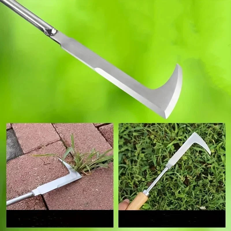 WEEDHOOK – L-Shaped Stainless Steel Tool for Precise Weeding