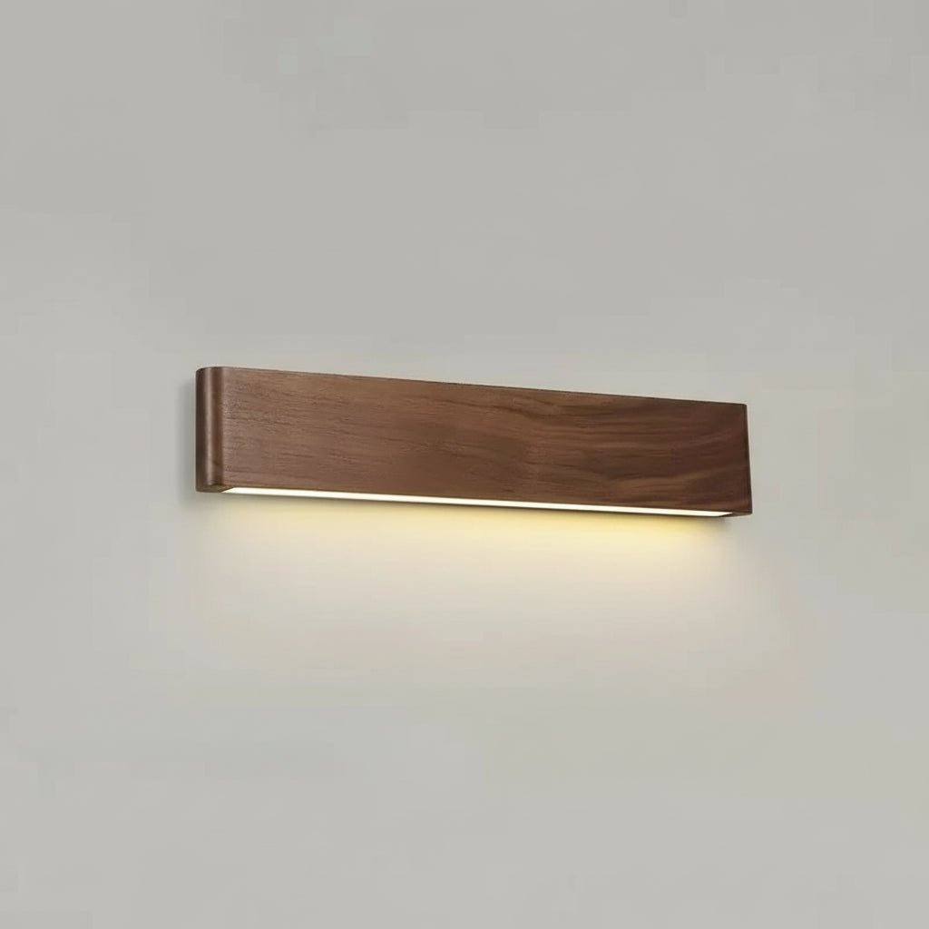 WOODLUX LED – modern wooden wall lamp with 3 color modes