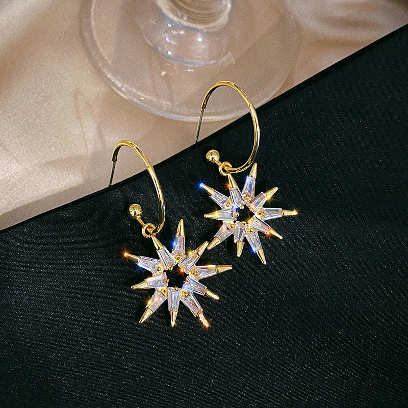 Make A Wish' Crystal Star Earrings