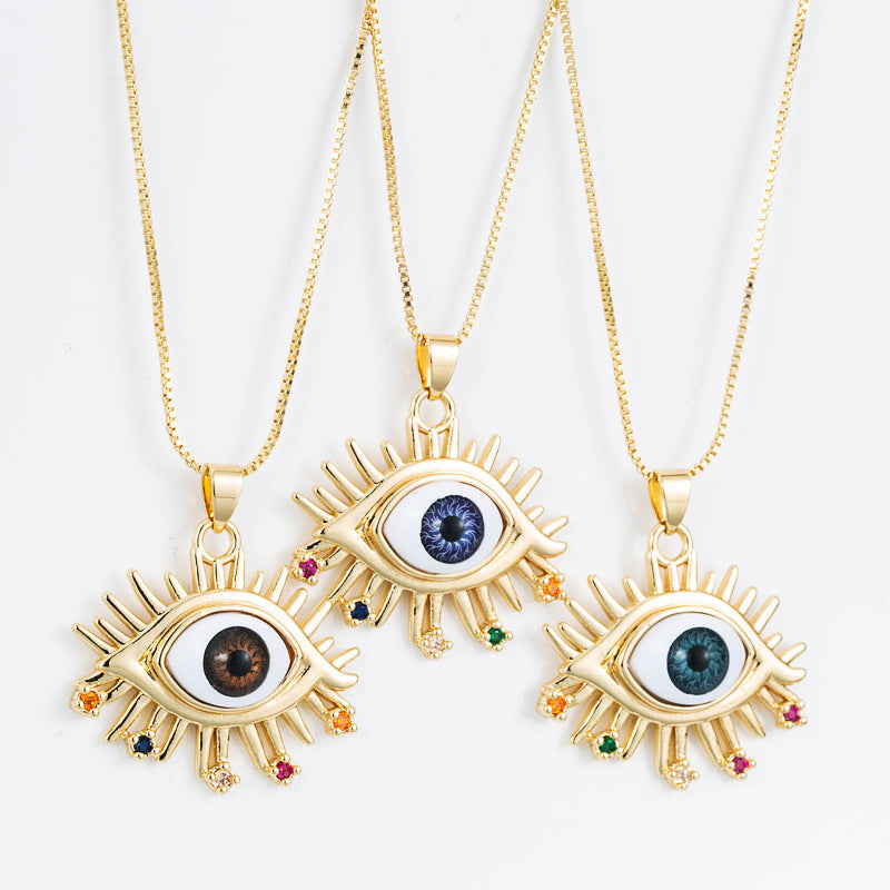 BLUE EYES NECKLACE