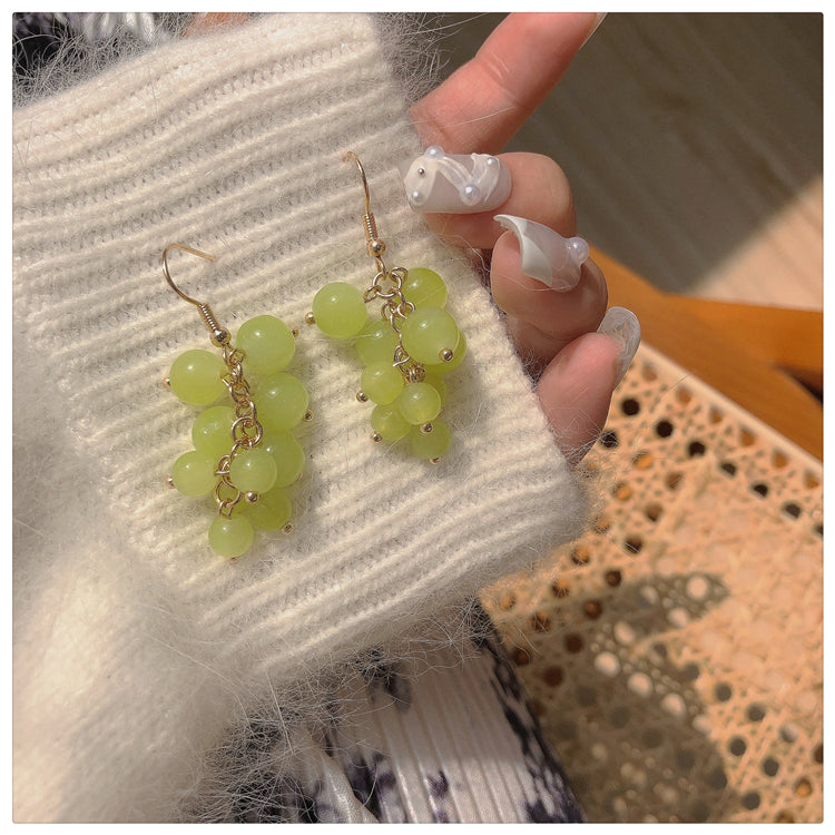 Green Grape Earrings