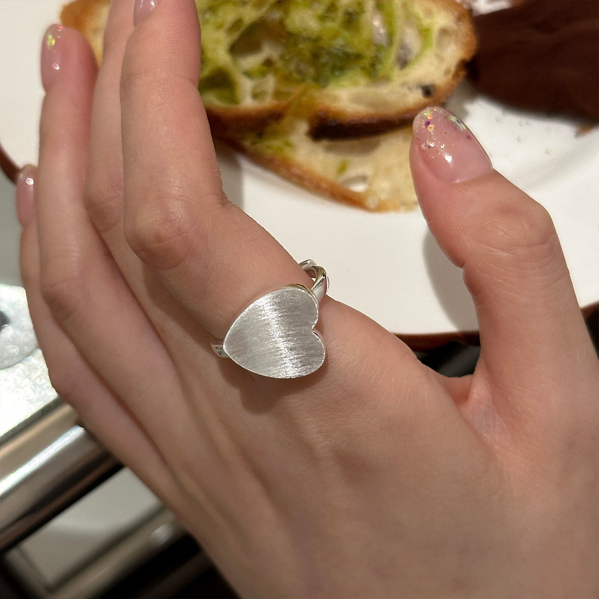 Love Frosted Ring