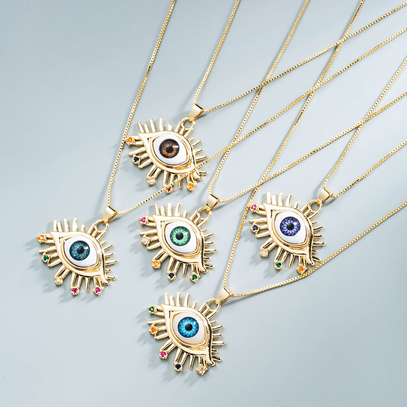BLUE EYES NECKLACE