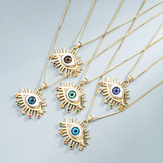 BLUE EYES NECKLACE