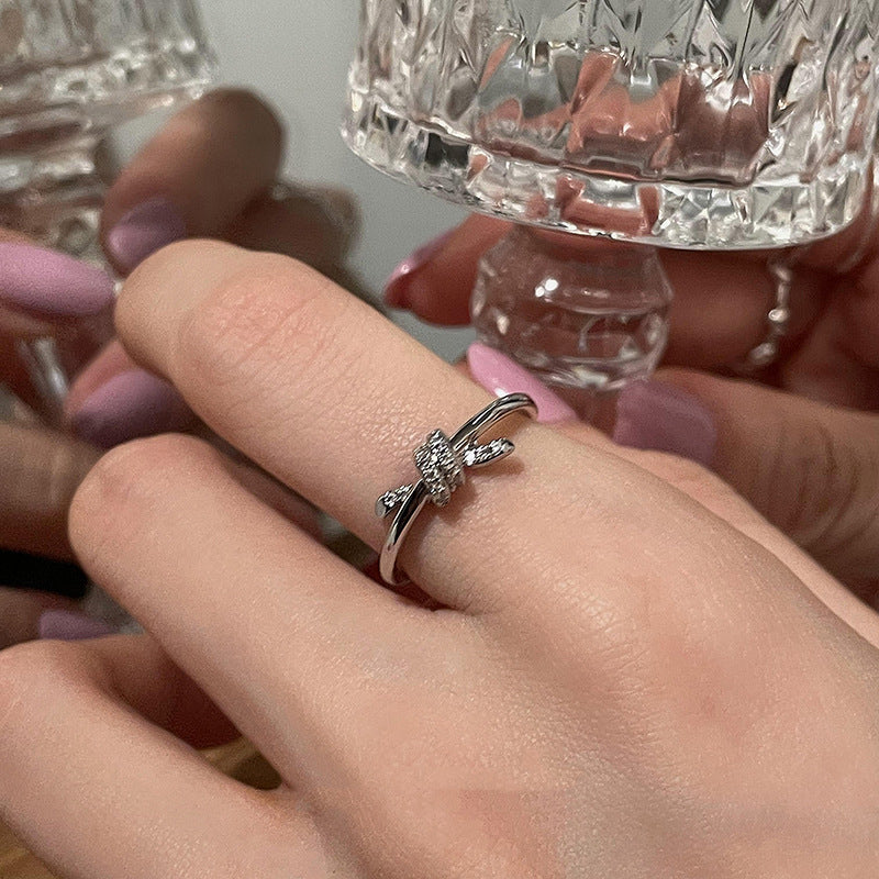 S925 Sterling Silver Knot Ring