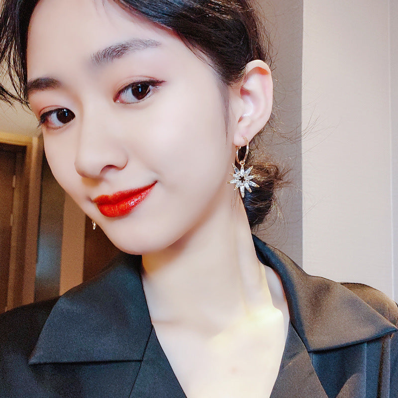 Make A Wish' Crystal Star Earrings