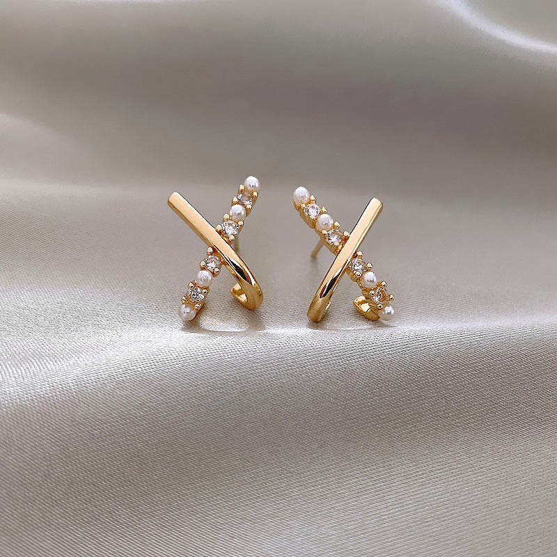 Love Affair' Crystal X Earrings
