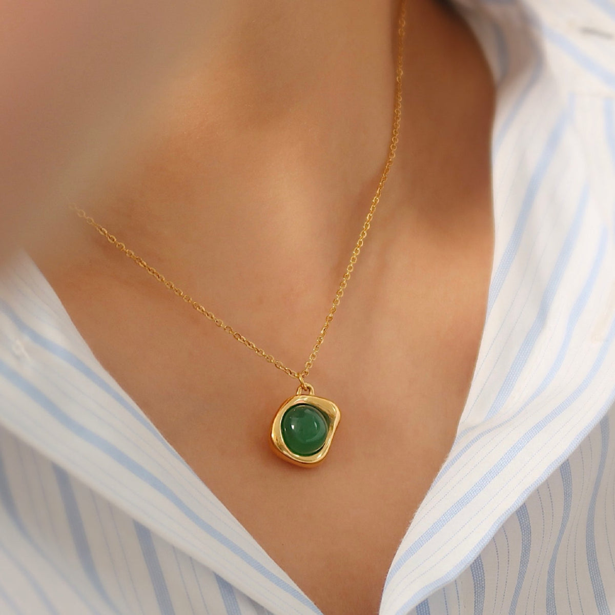 Original Design Chrysoprase Pendant