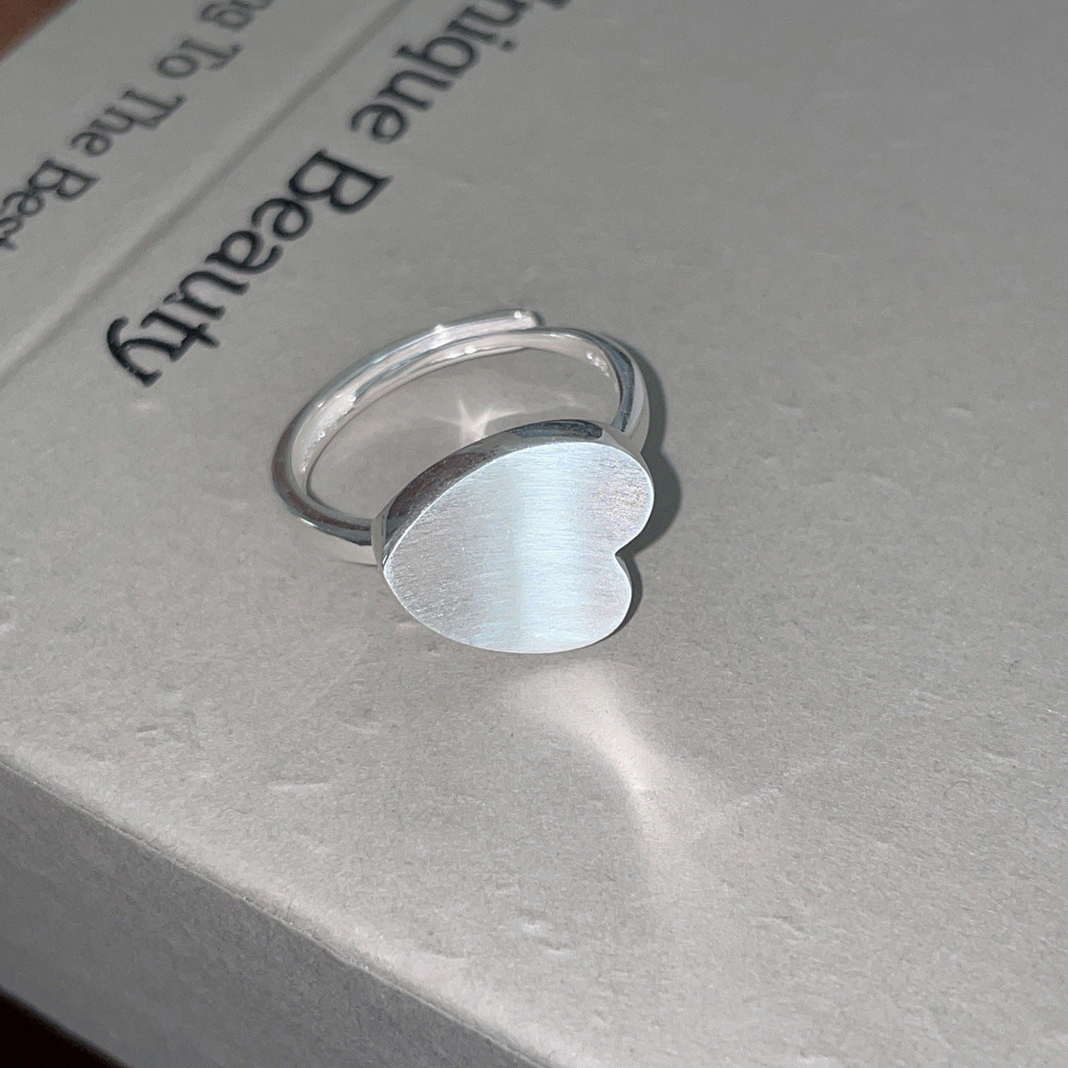 Love Frosted Ring