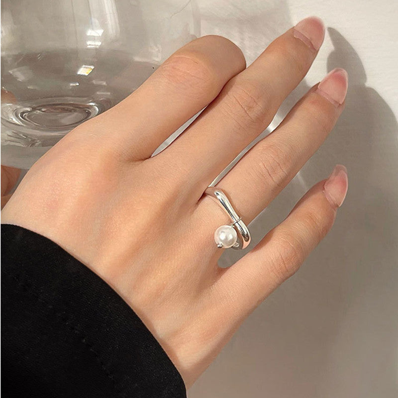 Pearl Pendant Ring