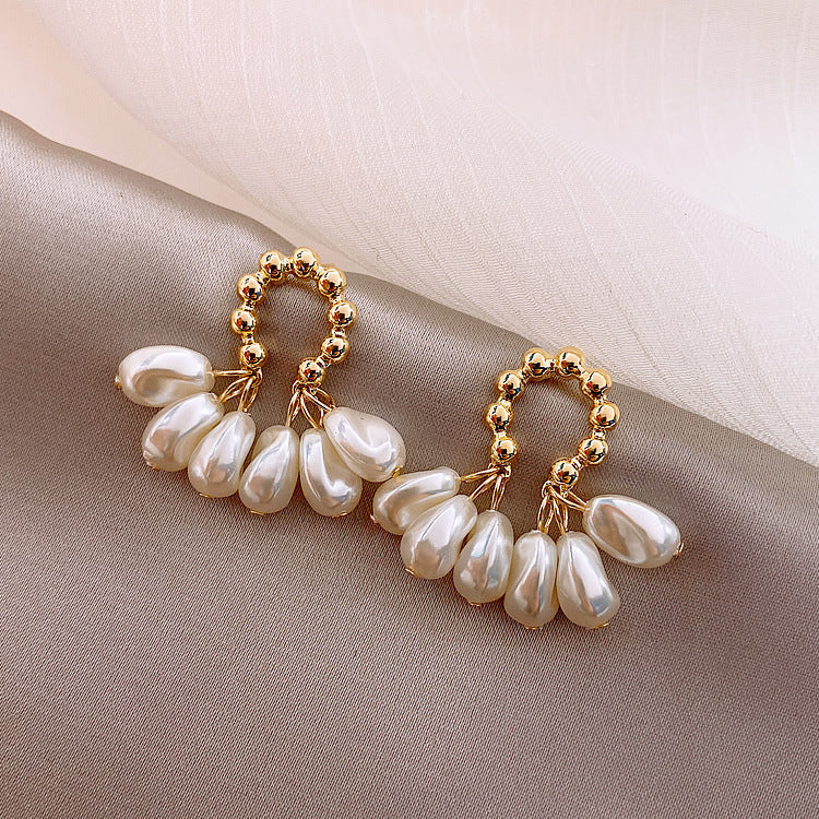 Pearl Hoop Earrings