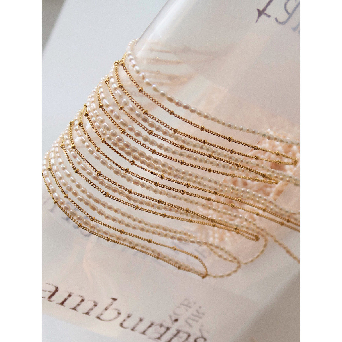 Natural Pearl Stacking Necklace