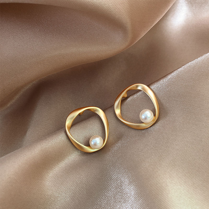 Gold Irregular Earrings