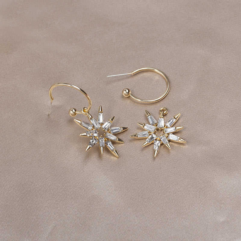 Make A Wish' Crystal Star Earrings