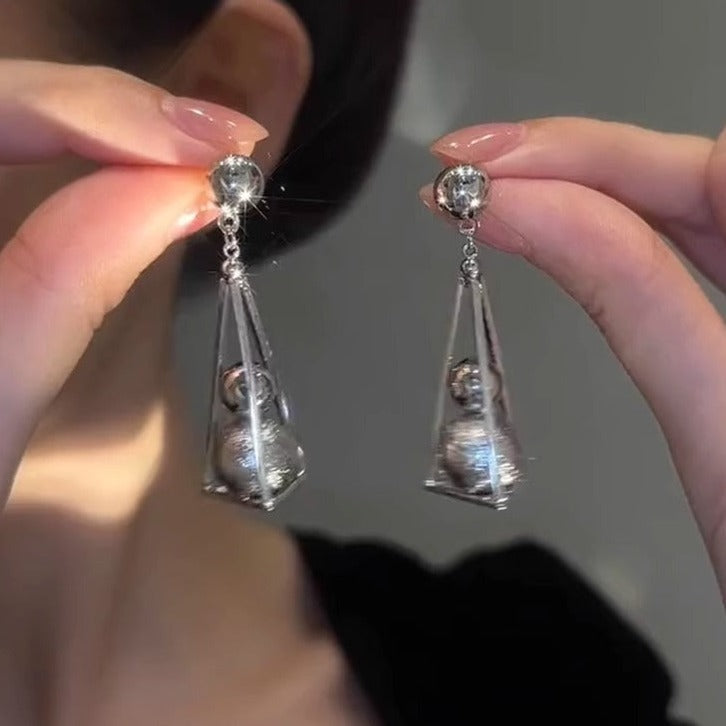 Triangle Geometric Earrings