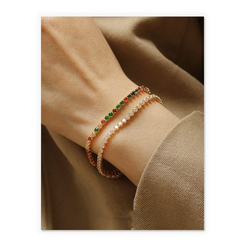 Zirconia Necklace Bracelet Necklace