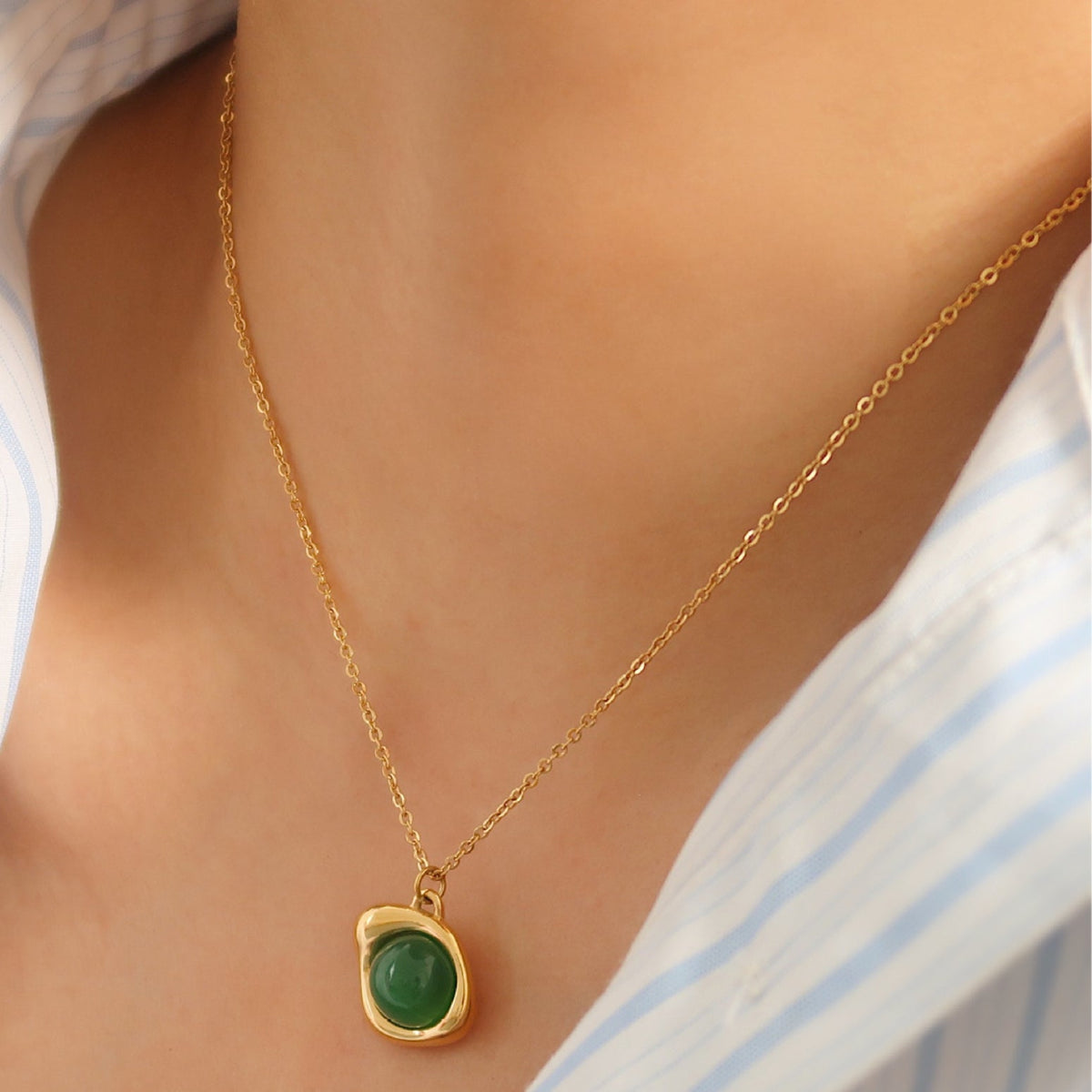 Original Design Chrysoprase Pendant