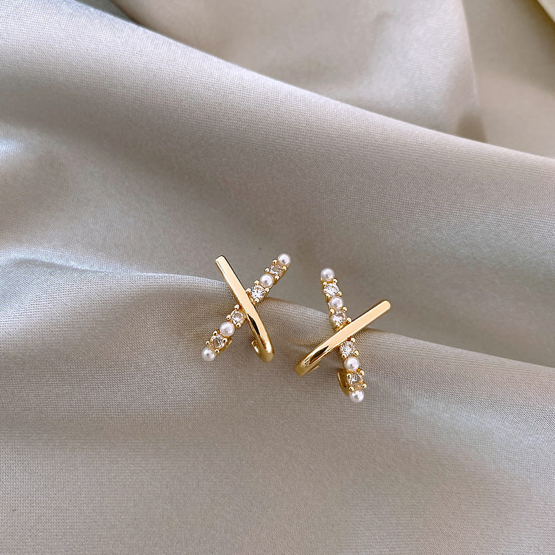Love Affair' Crystal X Earrings