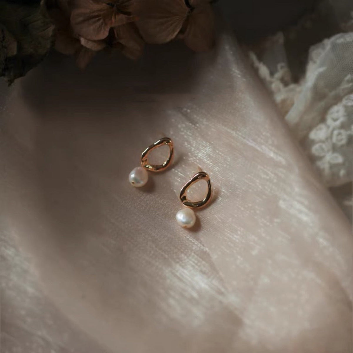 Pearl Drop Earrings