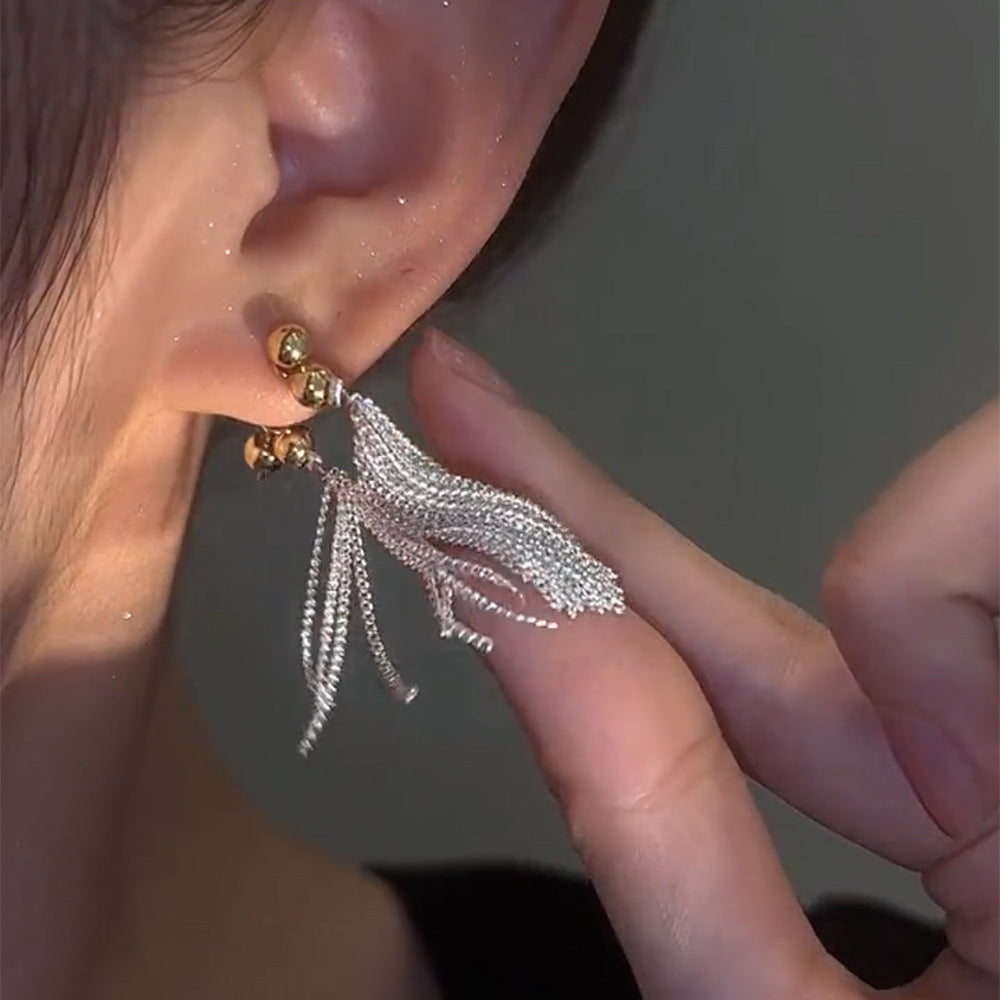 Galaxy Waterfall Tassel Earrings