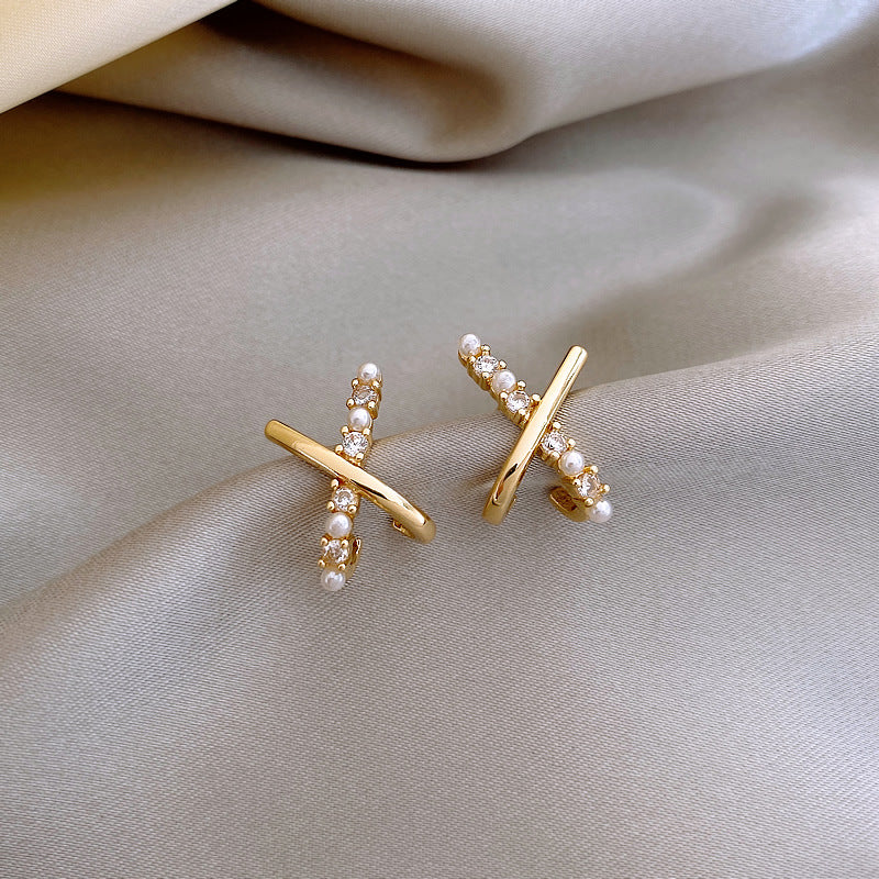 Love Affair' Crystal X Earrings