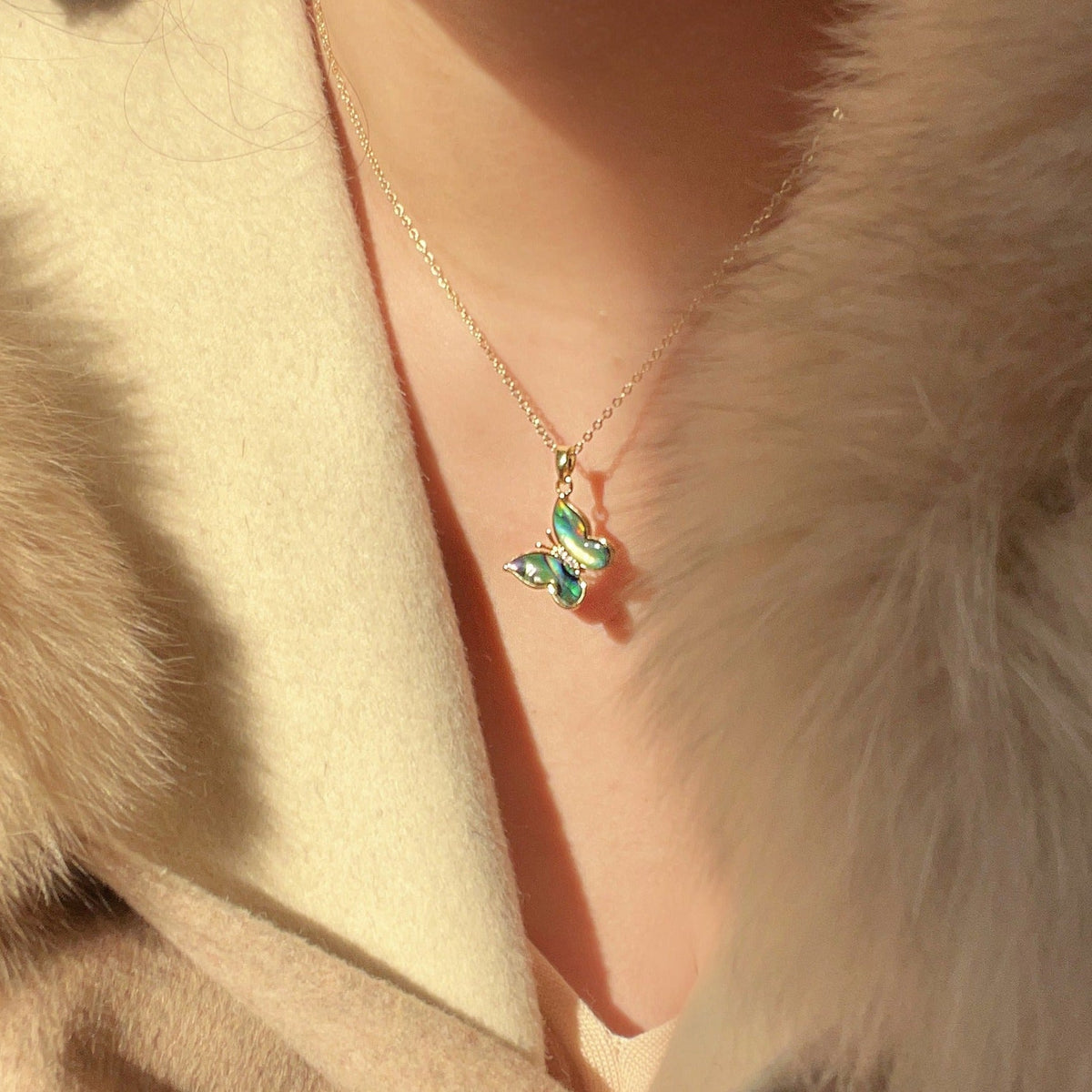 Forest Butterfly Necklace