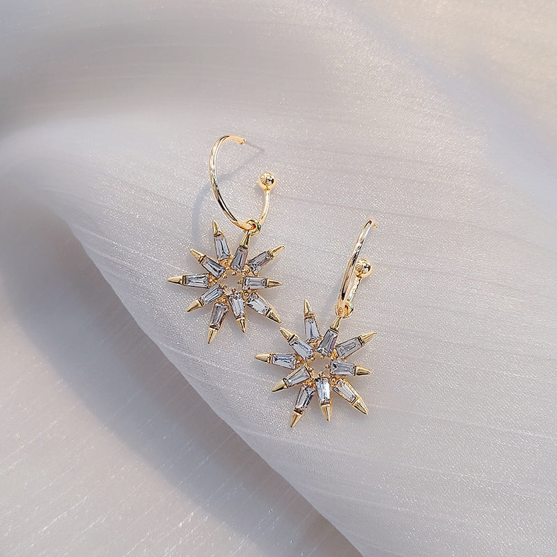 Make A Wish' Crystal Star Earrings